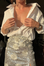 Grace Vintage Pearl Drop Chain Belt