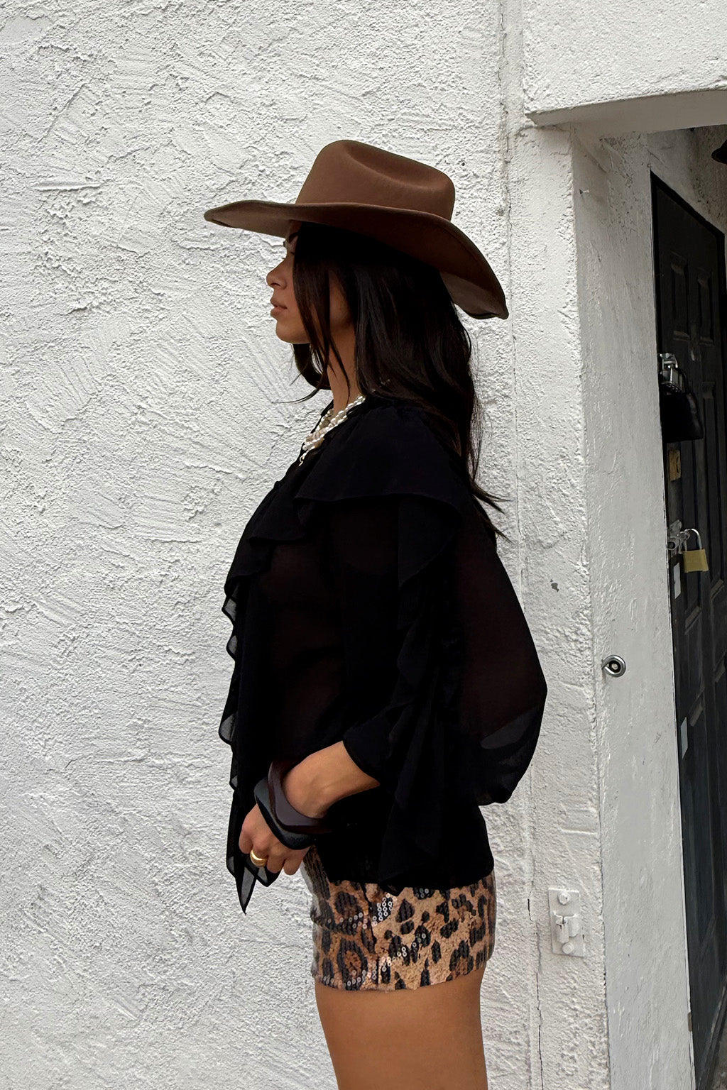 Panther Leopard Sequin Hot Shorts