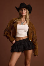 Heartstrings Black Ruffle Bloomer Shorts