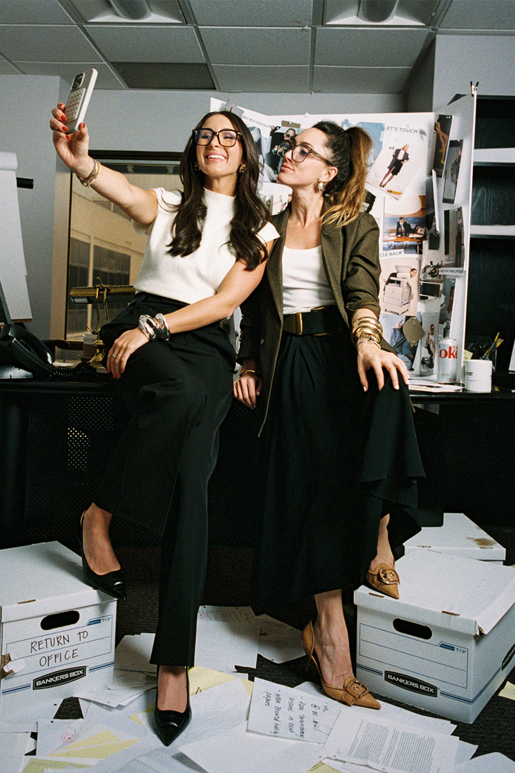 Indra Cream Mock Neck Sweater Vest