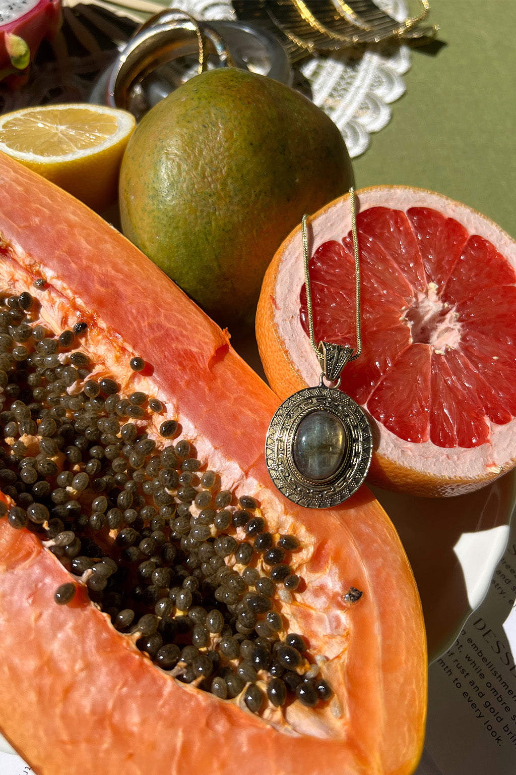 Jade Pendant Necklace