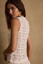 Kristina White Lace Top