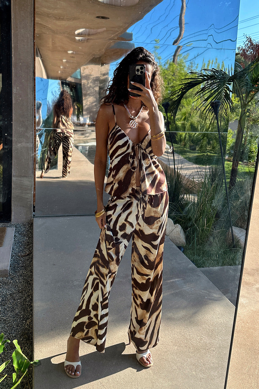 Kiki Mocha Zebra Tank