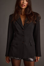 Kori Black Fitted Blazer