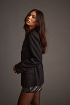 Kori Black Fitted Blazer