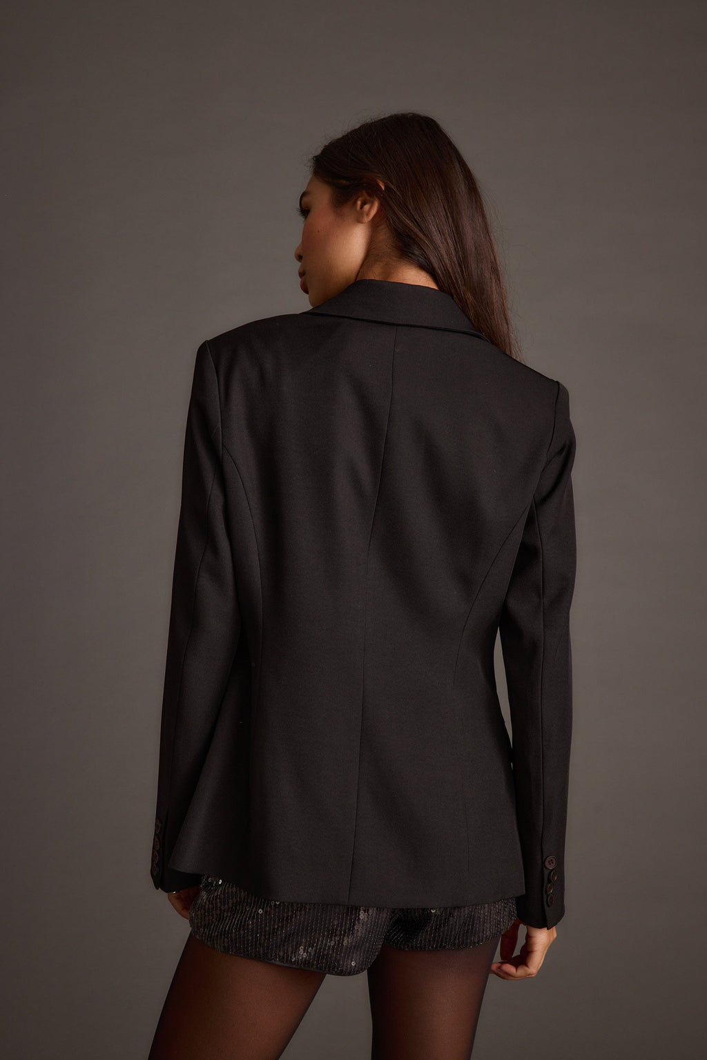 Kori Black Fitted Blazer