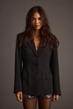 Kori Black Fitted Blazer