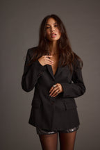 Kori Black Fitted Blazer