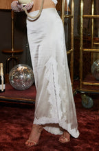 Lainey Lace Satin Maxi Skirt