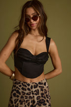 Lorelei Black Corset Top