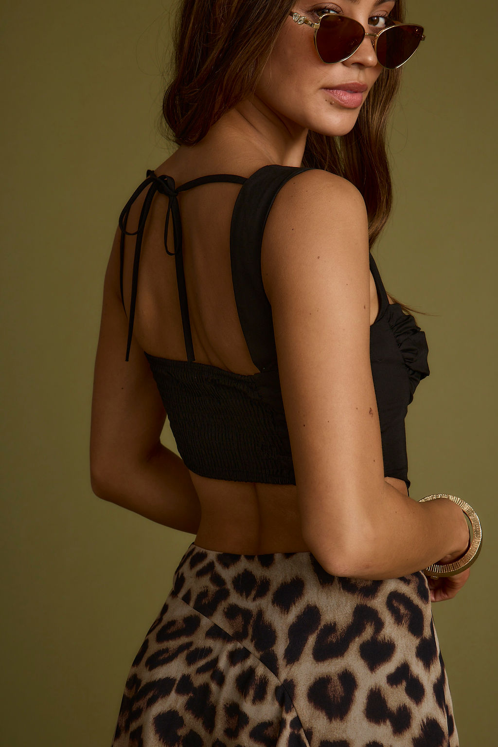 Lorelei Black Corset Top