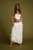 Lorelei White Corset Top