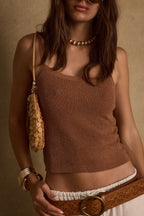 Lucero Bronze Lurex Tank