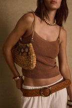 Lucero Bronze Lurex Tank