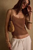 Lucero Bronze Lurex Tank