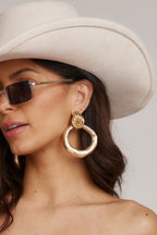 Leighton Gold Hoop Earring