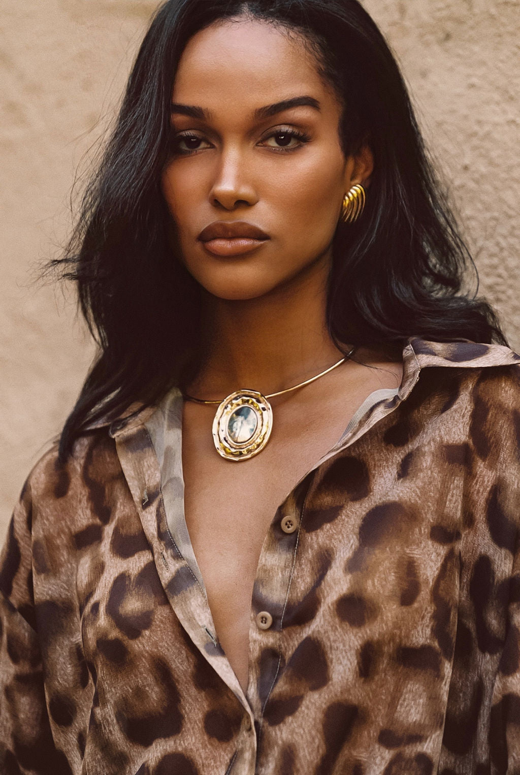 Lennox Leopard Drop Waist Micro Mini Dress