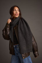 Lex Charcoal Scarf