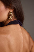 Limelight Midnight Velvet Halter Jumpsuit