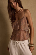 Mariposa Ruffle Cami