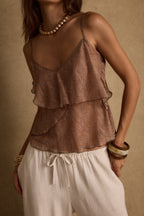 Mariposa Ruffle Cami