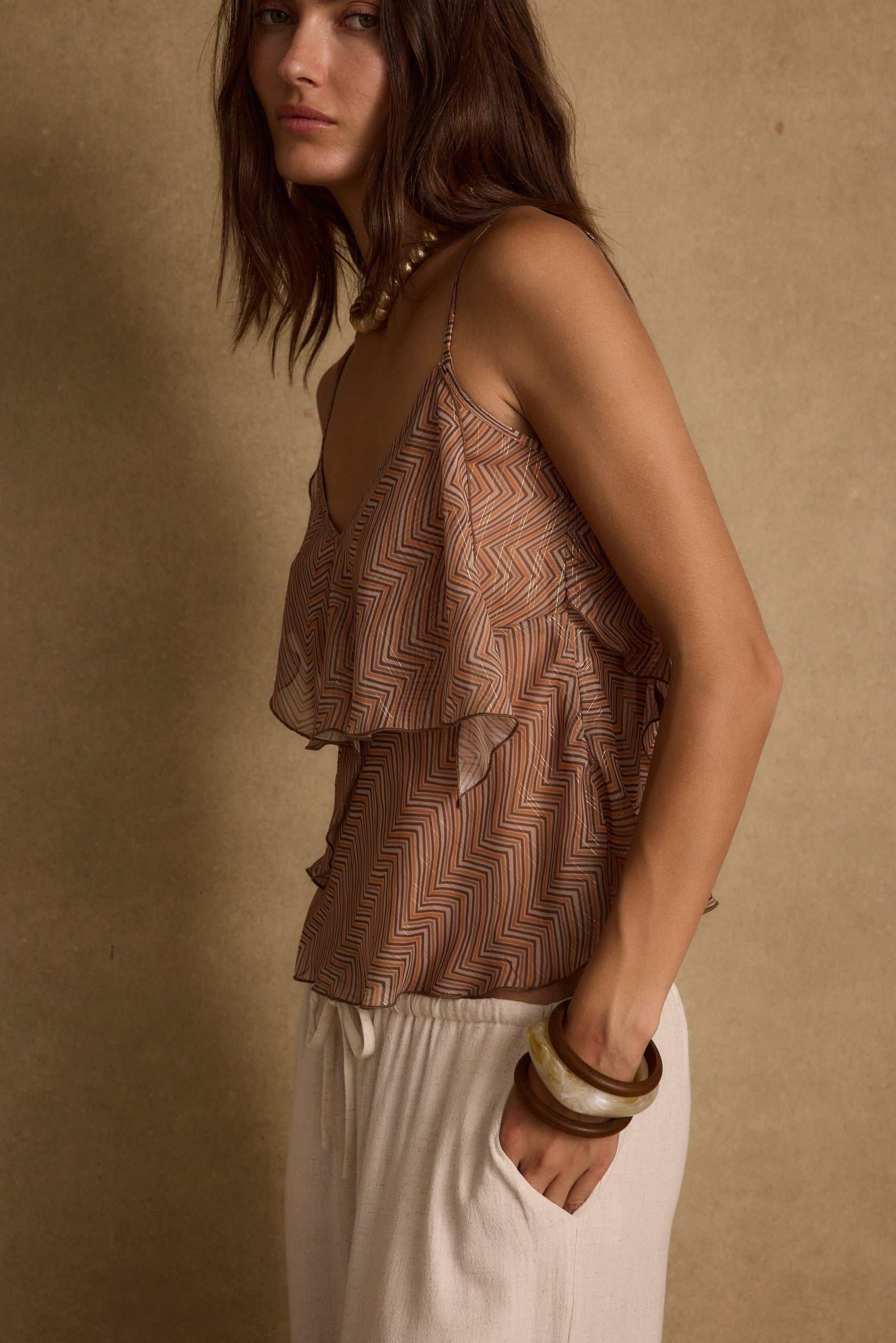 Mariposa Ruffle Cami