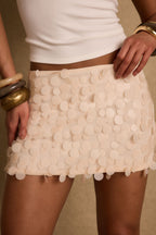 Miramar Blush Payette Mini Skirt