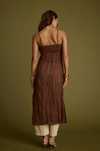 Mischa Brown Longline Cami Top