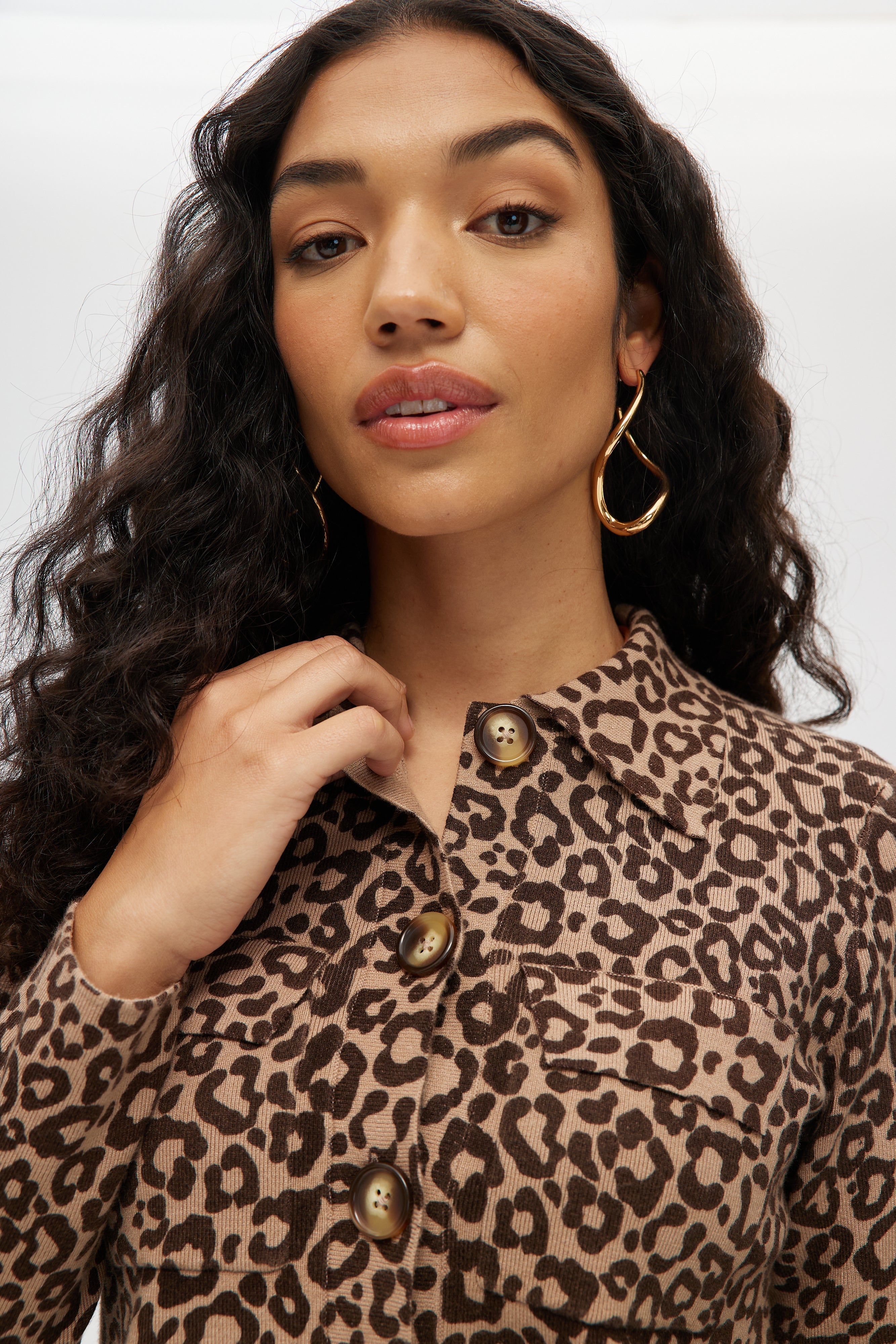 BOXY PRINTED CARDIGAN