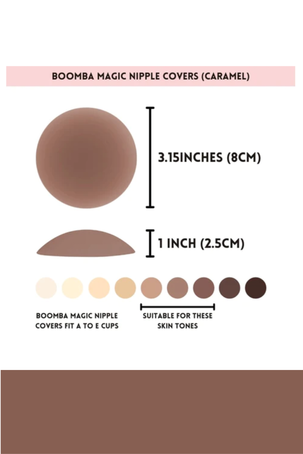 Magic Nipple Covers - CARAMEL