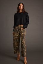 Maxine Black Cropped Sweater