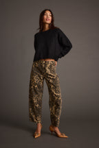 Maxine Black Cropped Sweater