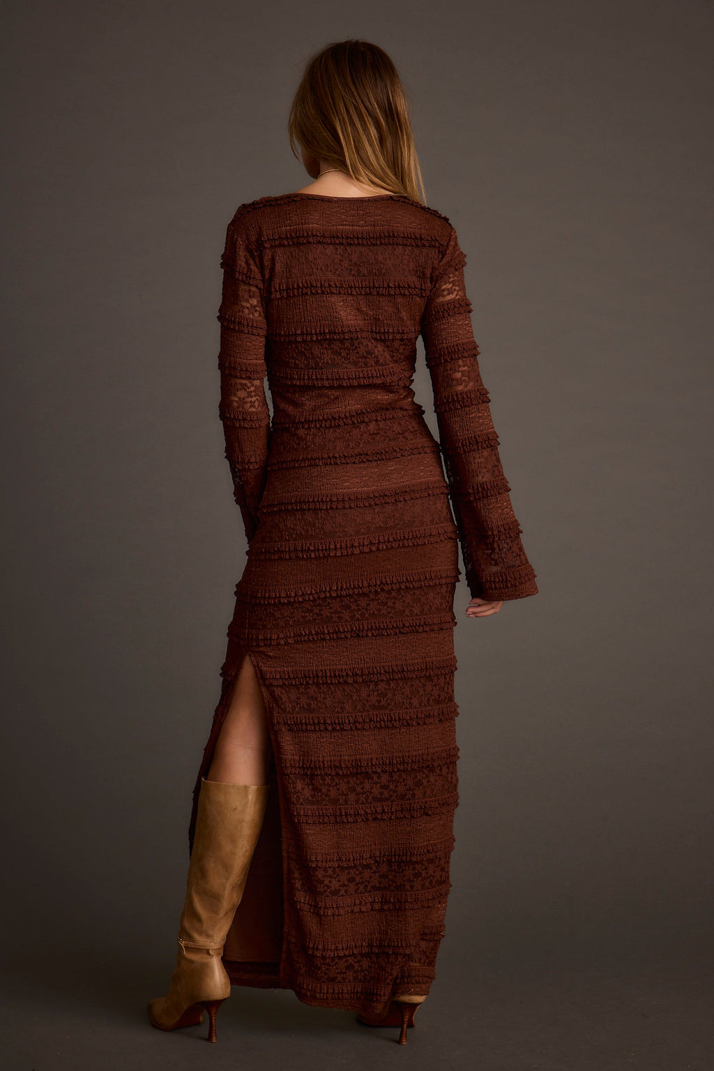 Melrose Espresso Maxi Dress