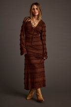 Melrose Espresso Maxi Dress