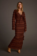 Melrose Espresso Maxi Dress