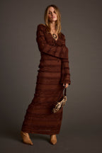 Melrose Espresso Maxi Dress