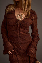 Melrose Espresso Maxi Dress