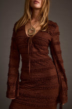 Melrose Espresso Maxi Dress