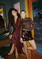 Miramar Mulberry Payette Mini Skirt