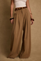 Nadine Tan Wide Leg Trouser