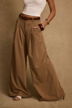 Nadine Tan Wide Leg Trouser