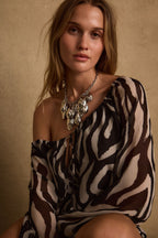 Neptune Silver Statement Necklace