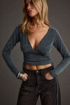 Nala Emerald Crop Top