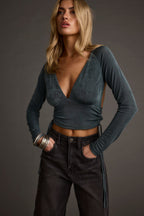 Nala Emerald Crop Top