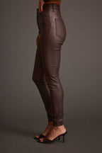 Nixon Mocha Coated Pants