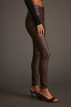 Nixon Mocha Coated Pants