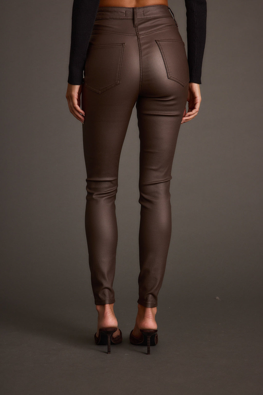 Nixon Mocha Coated Pants