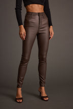 Nixon Mocha Coated Pants