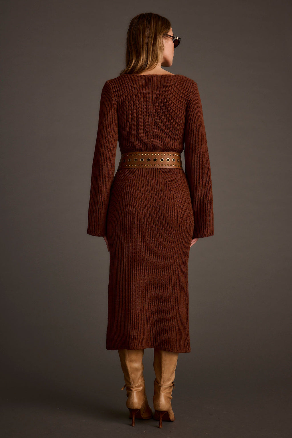 Nolita Cinnamon Midi Sweater Dress