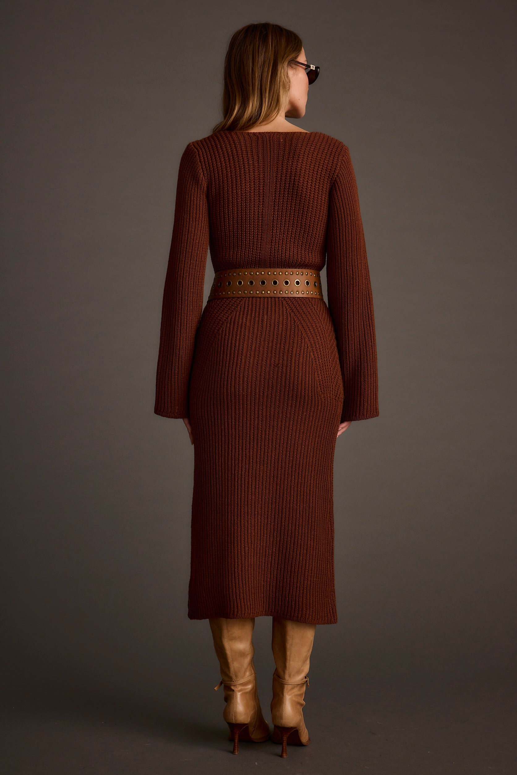 Nolita Cinnamon Midi Sweater Dress